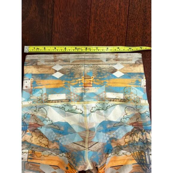 Niyama Sol Beachcomber Odelay Beck Hot air balloon crop leggins capris size S - Picture 3 of 4